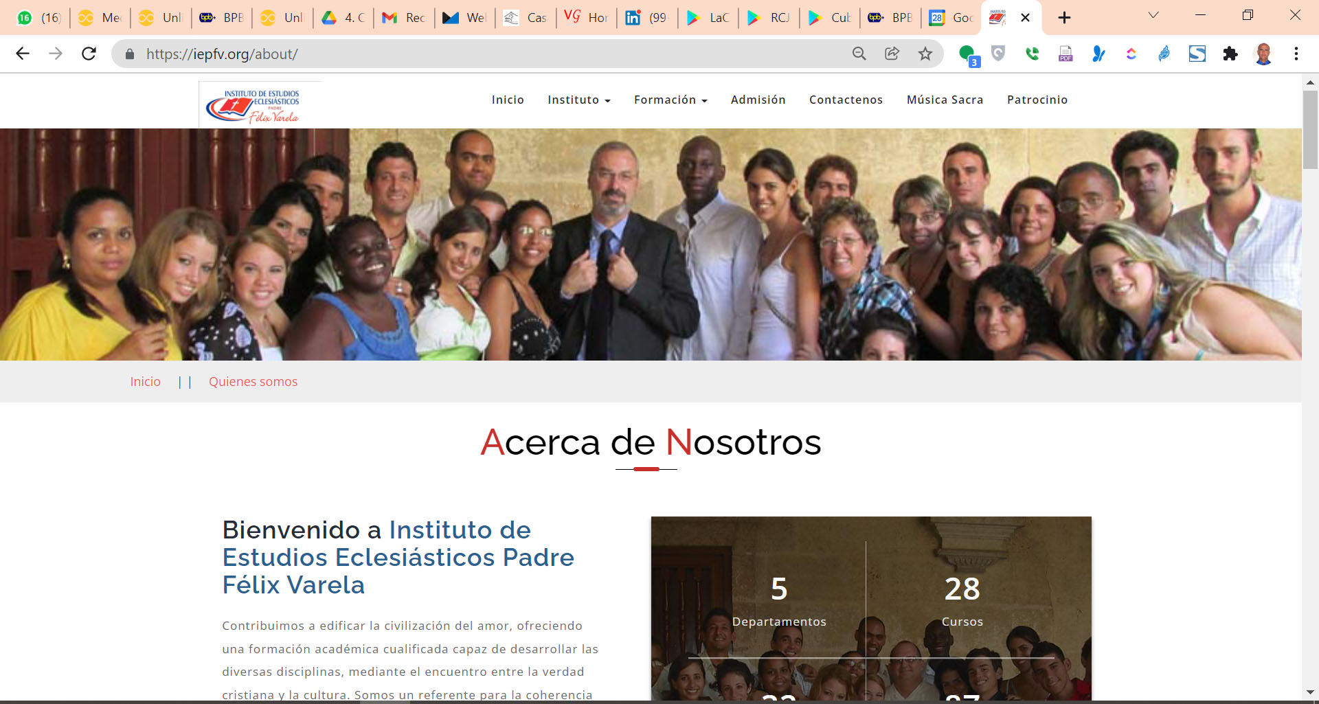 Sitio del Instituto de Estudios Eclesiásticos de La Habana